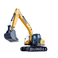 Nouvelle pelle sur chenilles chinoise XE215G de 22,5 tonnes, moteur diesel de 128,5 kW, godet de 1,0 m³, excavatrice hydraulique de taille moyenne
