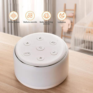 Machine de Bruit <span class=keywords><strong>Blanc</strong></span> de Bebe Rechargeable 34 Lumière Nocturne Daide au Sommeil Sonore Apaisante Avec Minuteur Portable - Product Image 2