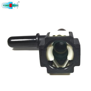 Auto <strong>Parts</strong> B14 <strong>7</strong>.89mm T Shape <strong>3</strong> <strong>Ways</strong> 2 Button QC Connector SAE 5/16 Fuel Liquid Quick Connector for PA Tube 8X1 - Product Image 5