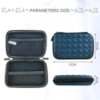 Étui de rangement pour disque dur et batterie externe, personnalisé, antichoc, en EVA de luxe