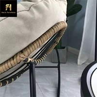 Fauteuil inclinable et à bascule moderne de luxe léger, monoplace, pour salon, chambre et appartement, écologique et durable
