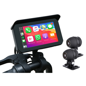 GreenYi-Caméra de tableau de bord étanche 1080P, 5 pouces, Wi-Fi, sans fil, Android-Auto DVR, TPMS - Product Image 1