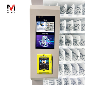 <span class=keywords><strong>Distributeur</strong></span> automatique de snacks, boissons, produits de beauté et préservatifs avec écran tactile Android, 36 sélections et lecteur de carte de crédit pour parcs et métros - Product Image 4