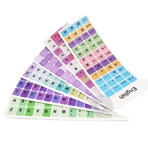 2025 New Hàn Quốc bàn phím máy tính xách tay <span class=keywords><strong>Stickers</strong></span> tùy chỉnh thiết kế nhà sản xuất bán buôn tùy chỉnh in pháp Arabic dán bàn phím - Product Image 1