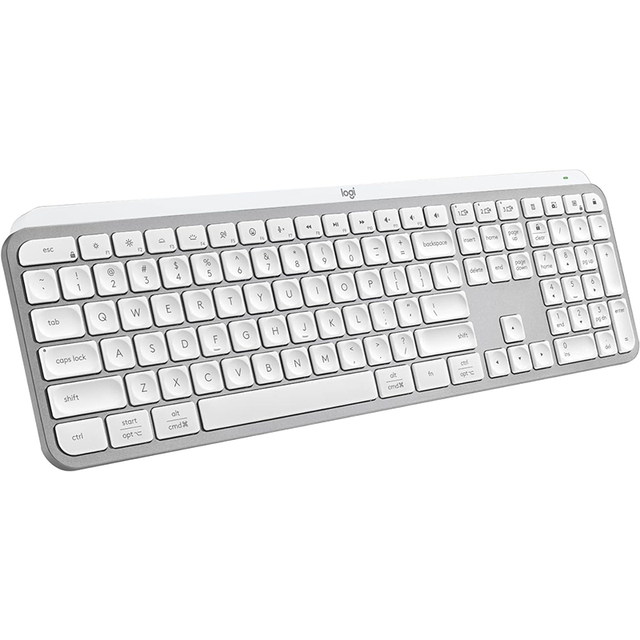Logitech MX Keys S Wireless Keyboard Logi Bolt Smart Illumination Low-Profile Quiet Typing Keyboard for Mac Windows