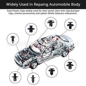760 pièces de clips automobiles universels, rivets à pousser en plastique, 16 types pour la réparation et le remplacement des panneaux de voiture - Product Image 3