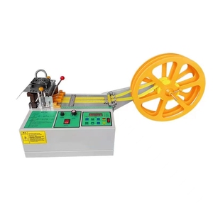 988 entièrement automatique coupe à froid et à chaud bande élastique ruban de tissage marque de commerce couteau de coupe à chaud ruban <span class=keywords><strong>Machine</strong></span> de rupture - Product Image 1