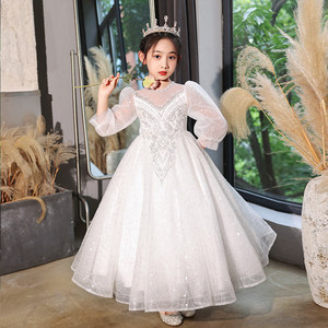 Vestido de Princesa para Niña, Traje de Fiesta de Cumpleaños, Vestido de Gala, Ropa Infantil, Vestido Largo de Navidad, Recital de Piano - Product Image 2