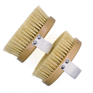 Brosse exfoliante pour le corps peau brosse sèche Cellulite <span class=keywords><strong>sang</strong></span> 3cm haut pur sisal Tanpico poils Circulation améliorer réduire le Stress - Product Image 6