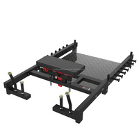 Entrenamiento de fuerza profesional, placa de ejercicio de glúteos, equipo de Fitness de empuje de cadera de acero cargado, máquina de gimnasio de la mejor calidad