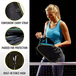 <span class=keywords><strong>Borsa</strong></span> a tracolla protettiva personalizzata con logo per racchette da tennis, padel e beach tennis, custodia per racchette da pickleball - Product Image 3