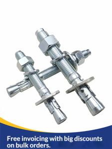 Anclajes de Cuña de Acero Galvanizado Gecko para Reparación de Automóviles M6-M24 con Arandelas Ampliadas para Uso en Elevadores - Product Image 3