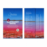 Sachets personnalisés imprimés à usage unique, thermoscellables, finition mate, qualité alimentaire, sacs à dosser scellés, pochettes oreillères pour biscuits et aliments, sacs Mylar