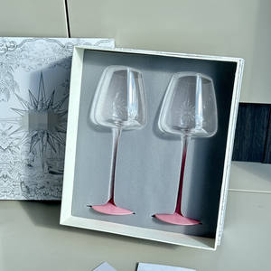 Copa de vino grande de fabricante, diseño al por mayor, copa de champán personalizada, copa de vino de diamante de cristal - Product Image 4