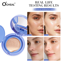 Natural Cover Glow Cushion Foundation Finish Foundation Makeup Tahan Lama Natural Coverage BB Cream