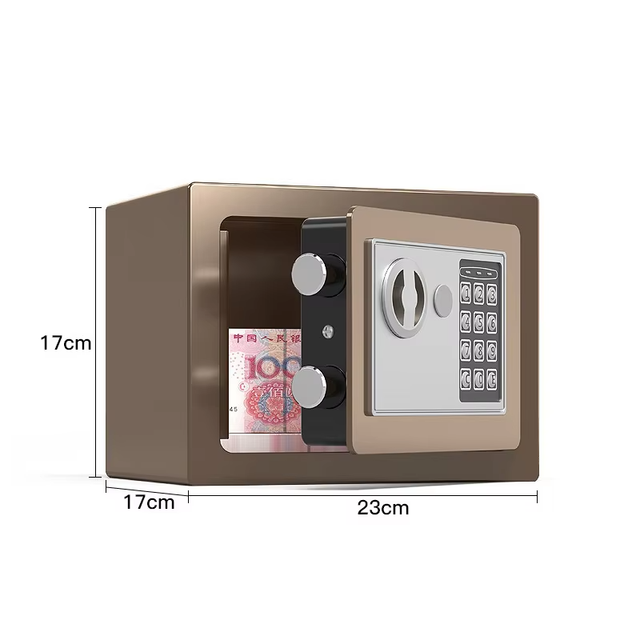 XBT Mini Electronic Safe Box Small Home/Office Digital Time Lock/Locker Kids Money Deposit Safety Mini Safe