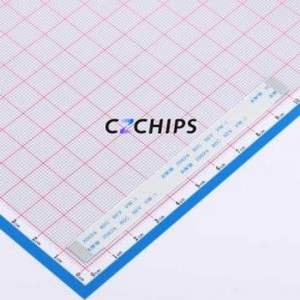 FFC-1.0-8-100-A-4-8 FFC Cable (Flexible Flat Cable) P=1mm Connector 8P 1mm 0.3mm Non-Inverting - Product Image 1