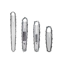 Kit de chaîne de guidon de 1/4 pouce pour scie électrique de 4/6/8/10 pouces, guide-chaîne, chaîne de scie, plaque de chaîne de scie à batterie au lithium