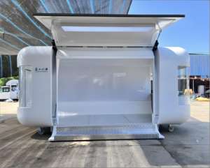 รถขายอาหารพร้อมครัวสแตนเลสครบครันสำหรับธุรกิจเริ่มต้นขายอาหารจานด่วนและพิซซ่า - Product Image 2