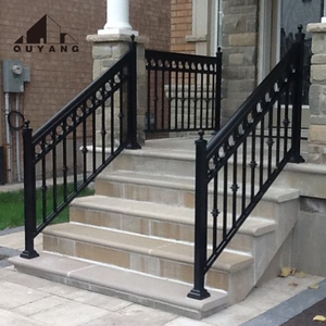Balustrades de <span class=keywords><strong>terrasse</strong></span> extérieures, garde-corps de balcon en métal galvanisé résidentiel, garde-corps de véranda, <span class=keywords><strong>balustrade</strong></span> en <span class=keywords><strong>fer</strong></span> pour l'Europe - Product Image 2