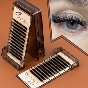 ESSI LASH Meilleures ventes Plateaux de cils volume noir mat en PBT Vente en gros 0.03 0.05mm Extensions de cils faites à la main Mega Volume - Product Image 1