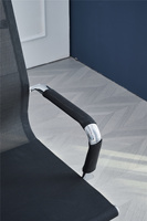 Chaise de bureau pivotante ergonomique de luxe avec dossier en maille, support lombaire, pour conférence, haute qualité, moderne, minimaliste, industrielle