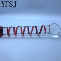 Masseur anal en verre borosilicate lisse G SPOT, jouet sexuel écologique pour hommes ou femmes