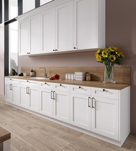 Meubles <span class=keywords><strong>de</strong></span> <span class=keywords><strong>cuisine</strong></span> modulaires <span class=keywords><strong>de</strong></span> taille américaine, construction en contreplaqué, style moderne minimaliste, glissières <span class=keywords><strong>de</strong></span> <span class=keywords><strong>tiroirs</strong></span>, charnières, armoires basses <span class=keywords><strong>de</strong></span> haute qualité - Product Image 3