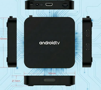 Servicio Personalizado, TV Box Android 9 con 2G+8G, 4K, Quad Core, HDR/H265, Control Remoto por Voz, OTT, Garantía de 12 Meses, IPTV