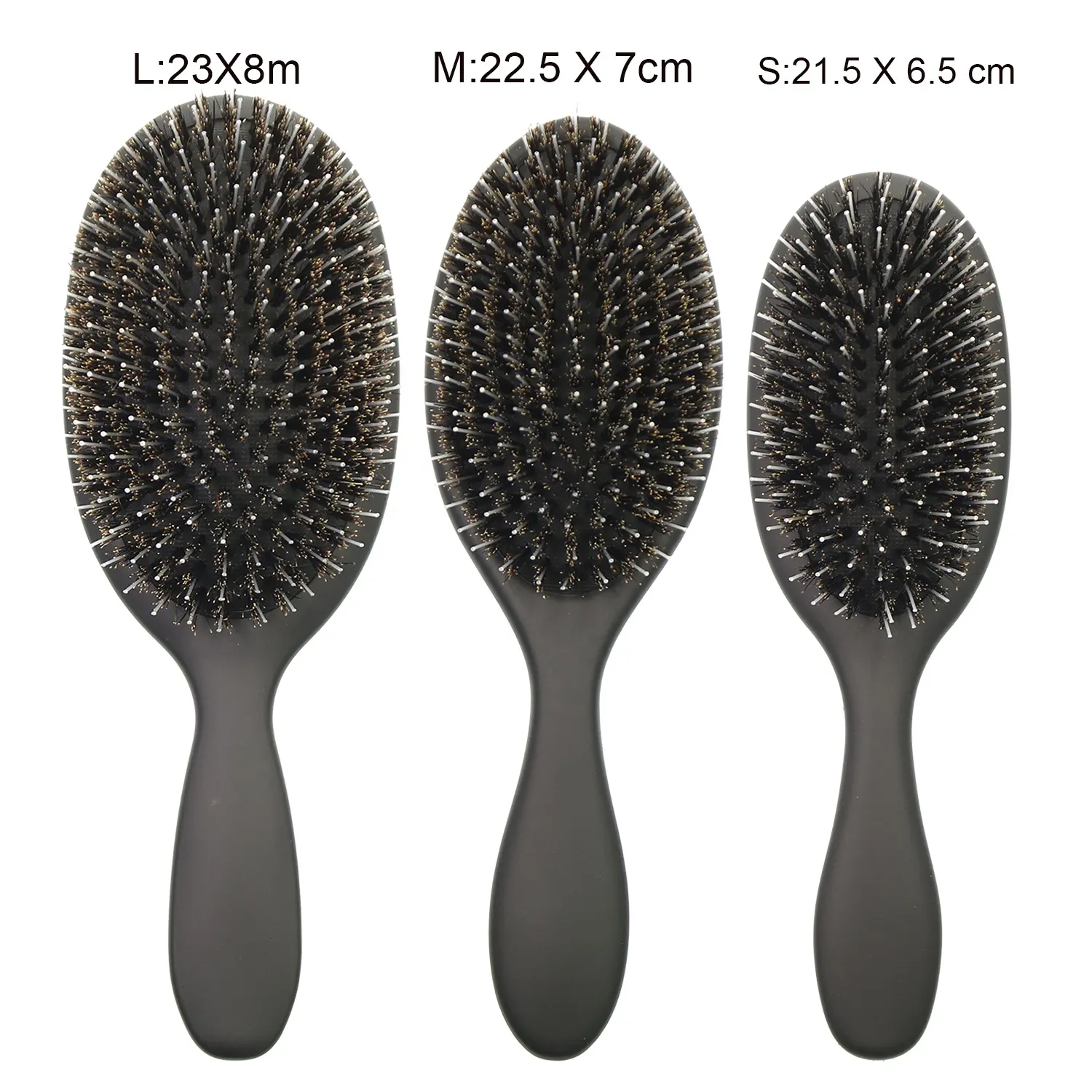 Private Label Oval Design Boar Mixed Nylon Bristle Wholesale Price Extension Wig Hair Brush