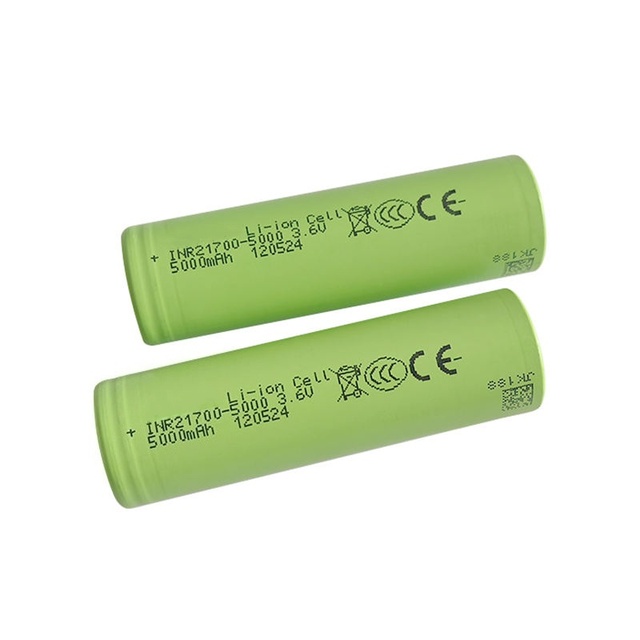 Original CE 21700 3.6V 5000mAh Cylindrical Li-ion Battery for Power Tools 21700 Lithium Ion Battery