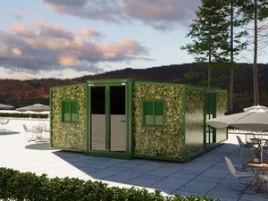 Prefabricated Container House 20ft /30ft /40ft Customized Color Expanding Container House