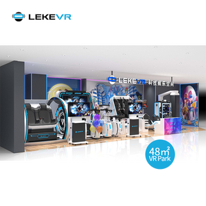 Simulador de tiro de realidad Virtual interior LEKE VR, parque de atracciones de fibra de vidrio, máquina de juego de <span class=keywords><strong>cine</strong></span>, arena multijugador para tema - Product Image 1