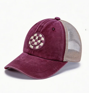 หมวกเบสบอลทรงโค้งแบบไม่รัดศีรษะสำหรับขายส่ง หมวกกีฬาแบบยูนิเซ็กซ์สไตล์วินเทจ ปักโลโก้ได้ตามต้องการ ผ้าฝ้ายฟอกสี หมวกทรงแด๊ด - Product Image 2