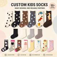Chaussettes courtes antidérapantes Walking Bearbay en coton à motif dessin animé, longueur ras du cou, impression numérique personnalisée en gros, épaisseur standard