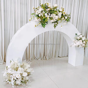 Factory Hot Selling Style Metal Large Curved <b>Arch</b> Background <b>Decoration</b> Bracket Wedding <b>Decoration</b> Party Event Scene Layout - Product Image 2