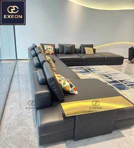 Dealer Interior Full House design di <span class=keywords><strong>mobili</strong></span> in velluto Villa di lusso <span class=keywords><strong>mobili</strong></span> per personalizzare la casa soggiorno divano divano Set - Product Image 2