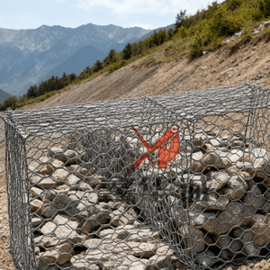 Kaynaklı kare delik Gabion Mesh sıcak daldırma galvanizli kaynaklı düşük karbonlu demir tel sağlam ve dayanıklı istinat duvar kafesleri - Product Image 6