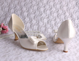 Produttori di <span class=keywords><strong>calzature</strong></span> all'ingrosso di scarpe da <span class=keywords><strong>sposa</strong></span> tacco personalizzato - Product Image 4