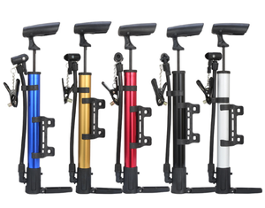 Pompe à vélo FeiLang Mini portable de haute qualité en aluminium + ABS pour VTT et vélo de route avec valve Schrader, manomètre 80-130 PSI, RAPIDE - Product Image 2