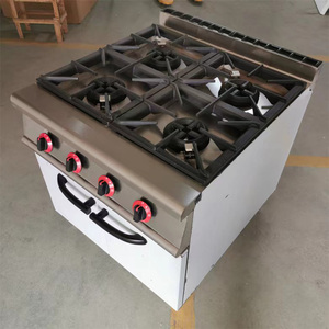 Cucina a <span class=keywords><strong>Gas</strong></span> Multifunzionale per Cucina Occidentale, GPL/<span class=keywords><strong>Gas</strong></span> Naturale, Attrezzatura Commerciale, Fornello a 4 Fuochi con Mobile - Product Image 4
