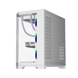 Custom Micro ATX Gaming <span class=keywords><strong>Computer</strong></span> <span class=keywords><strong>Case</strong></span> <span class=keywords><strong>Big</strong></span> Tower PC con panel lateral de vidrio Nueva condición para jugadores de PC - Product Image 4