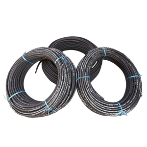 Best Seller 1/2 Inch Black Hydraulic <strong>Rubber</strong> <strong>Hose</strong> High Pressure NBR Material Smooth Steel Wire - Product Image 4