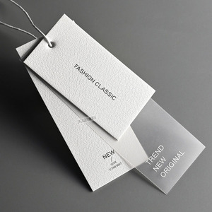 Custom Cheap Design <strong>Printing</strong> Name Logo Paper Garment Hangtag <strong>Labels</strong> Clothing Hang Tags With String - Product Image 1