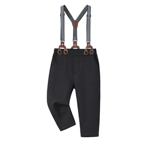 Fantaisie automne enfants costume garçons mignon smoking robe vêtements ensembles enfant <span class=keywords><strong>mariage</strong></span> fête Blazer pantalon enfant en bas âge Costumes <span class=keywords><strong>tenue</strong></span> 1 à 5Y - Product Image 4
