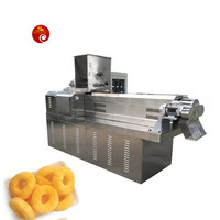 Automatique Extrudé Farine De Blé Friture Clairons Riz Craquelins Collations Faisant La Machine Ligne de Production