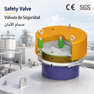 Vanne de pression pour silo de stockage de ciment, de cendres volantes et de mortier sec - Product Image 1