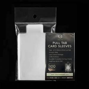 Fundas Protectoras para Tarjetas JIN OU con Asa de Fácil Extracción, Protectores de Plástico Transparente Libres de Ácido para Tarjetas MTG - Product Image 5