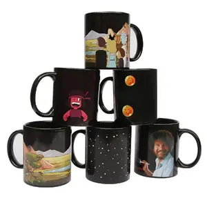 Hot Sells Benutzer definierte Sublimation Kreative Anime Tassen Vatertag geschenke Getränk Wechselnde Tasse Mit Logo