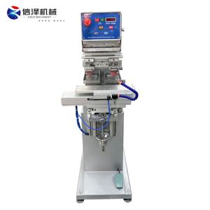 Sistema de cilindro de accionamiento neumático de alta calidad, 2 cabezales de impresión, máquina de impresión de almohadilla de 2 colores para bolígrafos, impresora de tampones de juguetes de plástico - Product Image 6